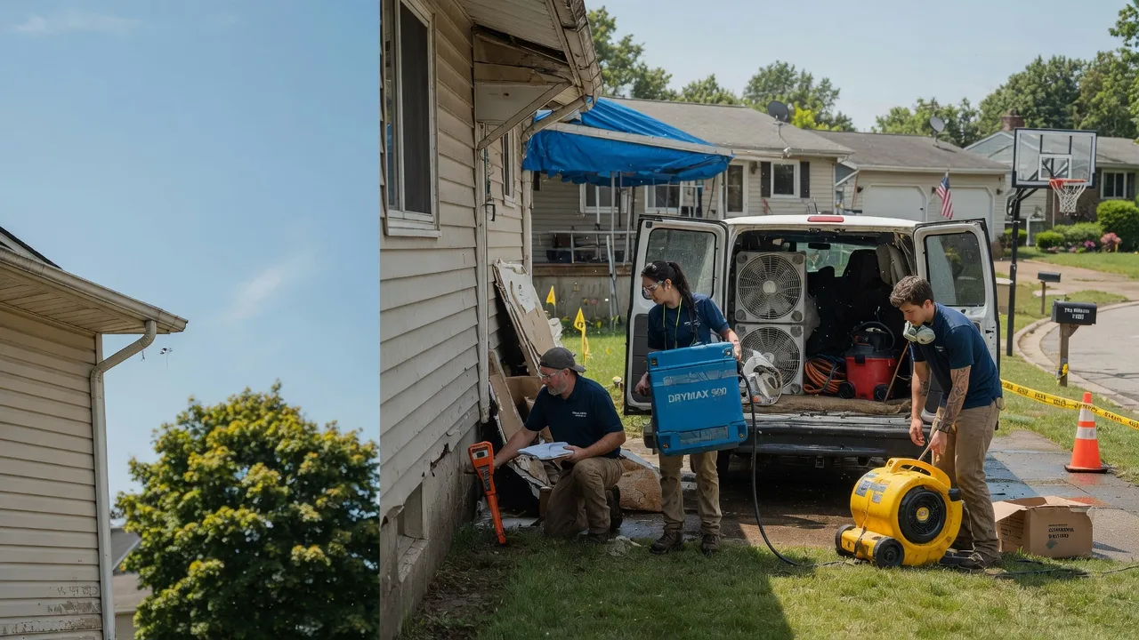 Ceiling Leak Cleanup in Decatur, IL near me